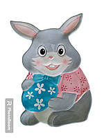 Тарелка декоративная детская Кролик