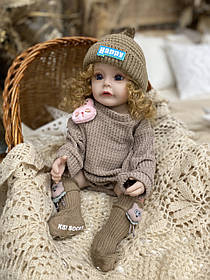 Силіконова Колекційна Лялька Реборн Reborn Дівчинка Герміона Повністю Анатомічна (Вінилова Лялька)