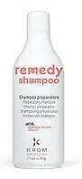 Krom Remedy Shampoo Восстанавливающий шампунь с растительным кератином и маслом оливы 1000 мл (Оригинал)