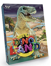 Креативна творчість "Dino land 7в1" Danko Toys укр (DL-01-01U)