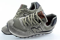 Кросівки чоловічі New Balance 574 хакі, фото 5