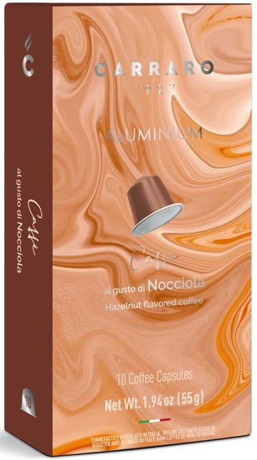 Кава в капсулах Nespresso Carraro Nocciola Aluminium, фото 1