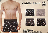 Мужские трусы-боксеры на вшитой резинке с рисунками Ghldin Kldin (M-3XL)