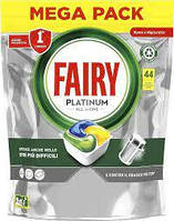 Капсули для посудомийної машини Fairy Platinum All in One Лимон, 44 шт