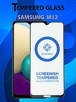 Защитное стекло для Samsung M12 , Самсунг М12 ( Premium Tempered 6D Glass )