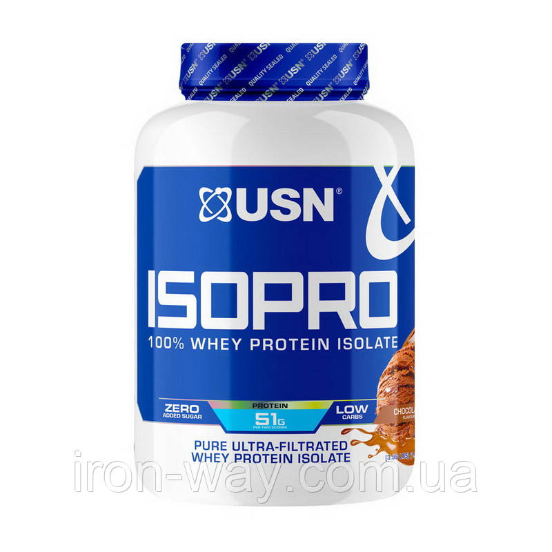 USN IsoPro 100 % Whey Protein Isolate (1,8 kg, chocolate)
