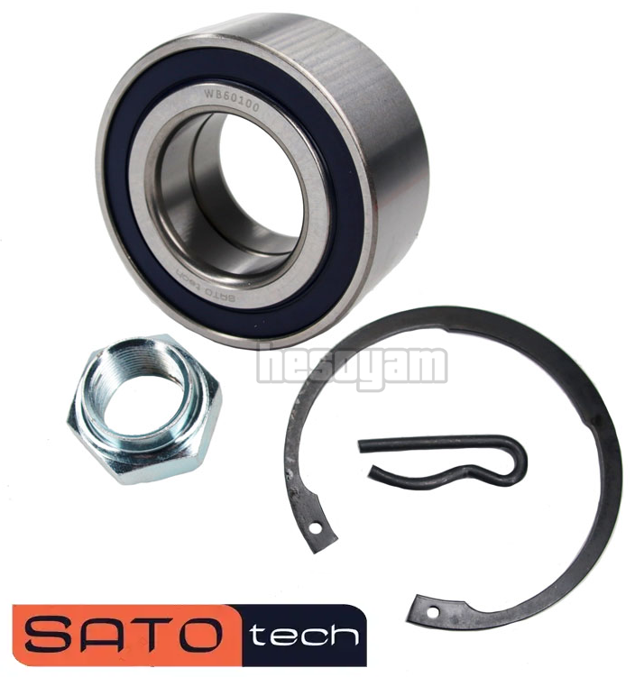 Підшипник передньої маточини Пежо 405, 306, 406, 309, 305, 205, 206, Хсантия, Берлинго (335016) SATO tech WB60100, фото 1