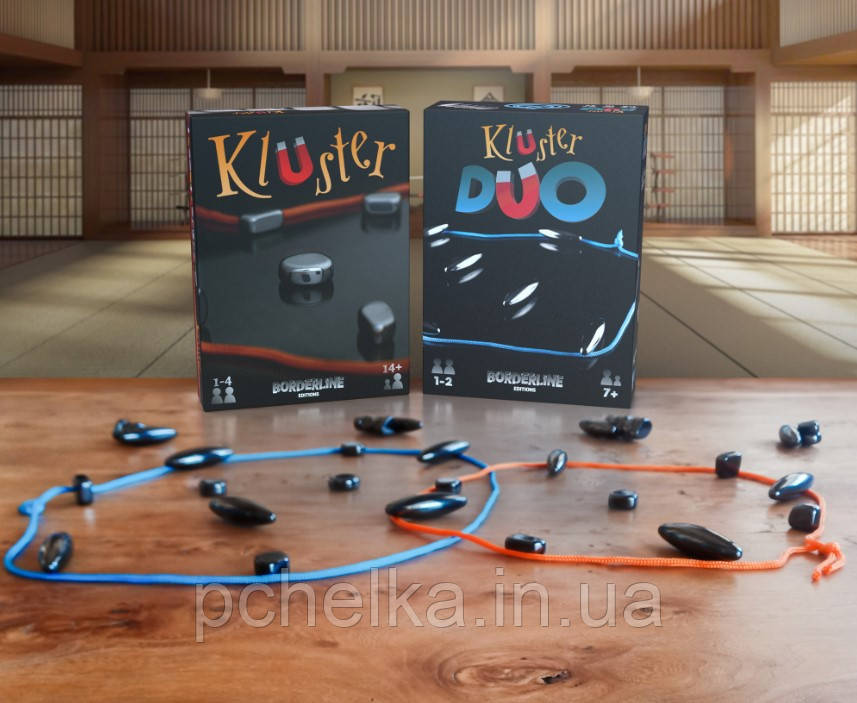 Топ продажів! Настільна гра з магнітами Kluster і Kluster DUO набір із 2 ігор Оригінал!