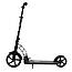Двоколісний самокат Best Scooter 37681 складаний із заднім ножним гальмом, чорний, фото 3