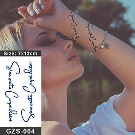 Juice Флеш тату. 12*7 см. Тимчасова, перекладна.