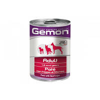 Консервы для собак Gemon Dog Wet Adult паштет с говяжьим рубцом 400 г (8009470387804) tp