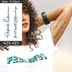 Juice Флеш тату. 12*7 см. Тимчасова, перекладна.