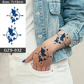 Juice Флеш тату. 12*7 см. Тимчасова, перекладна.