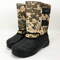 Удобная рабочая обувь Размер 41 (27см), Специальная зимняя обувь мужская, Военные WT-654 сапоги зимние
