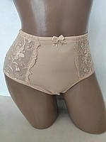 Жіночі труси сліпи мікрофібра з мереживом TM Lanny mode бежеві