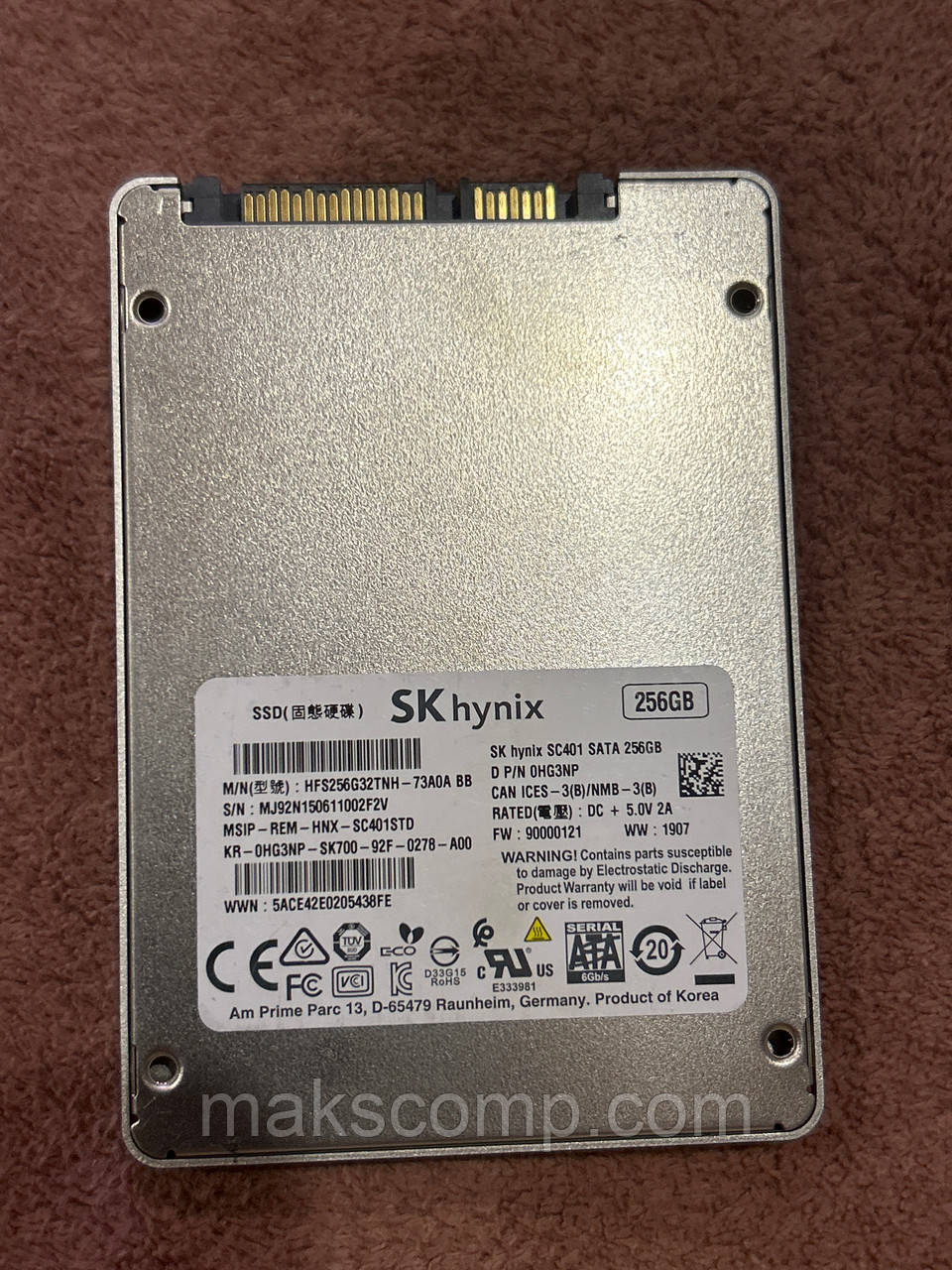 SSD Hynix SC401 256Gb 2.5 SATAIII