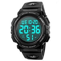 Часы мужские спортивные SKMEI 1258BK / Фирменные спортивные часы / Брендовые XC-935 мужские часы