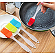 Силіконова щіточка для змащування універсальна з лопаткою Plastic brush set AND682, фото 4