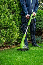 Verto Тример садовий, електричний, 350 Вт, 25 см, 93 дБ, телескопічна ручка, 2.2кг, фото 2