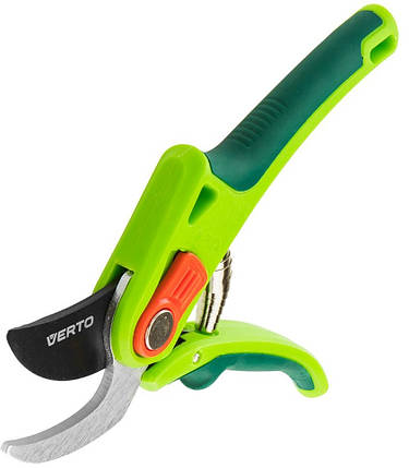 Verto Секатор площинний, тримач прогумувань, антиковзкий, d 12 мм, 210 мм, 205 г, фото 1