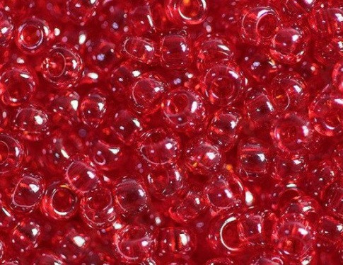 Бисер 10/0, №96050 красный светлый глазурь (уп.50 грамм), фото 1