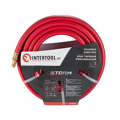 Шланг гібридний професійний, 20 атм, 8*15 мм, 15 м, STORM INTERTOOL PT-1775   Luxprice