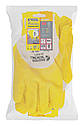 Рукавички бавовняні MASTERTOOL латексне ребристе покриття 3⁄4 10.5" 12 пар жовті 83-0601doz, фото 2