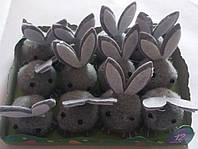Набор Пасхальных зайцев 12 шт в коробке.
