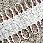 Світлодіодний модуль Biom на 3 діоди SMD2835 0,6W 6500K IP68 XG18, фото 2