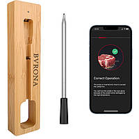 Bvrona CXL001 - Bluetooth-термометр для мяса, 100м радиус действия, с приложением для IOS/Android