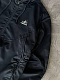 Чоловічий спортивний костюм Adidas M1856 чорний S, фото 2
