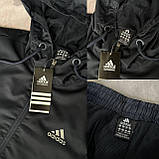 Чоловічий спортивний костюм Adidas M1856 чорний S, фото 5