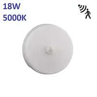 Накладной светильник с датчиком движения 18W 5000K IP33 BYR-04-18-5-IR