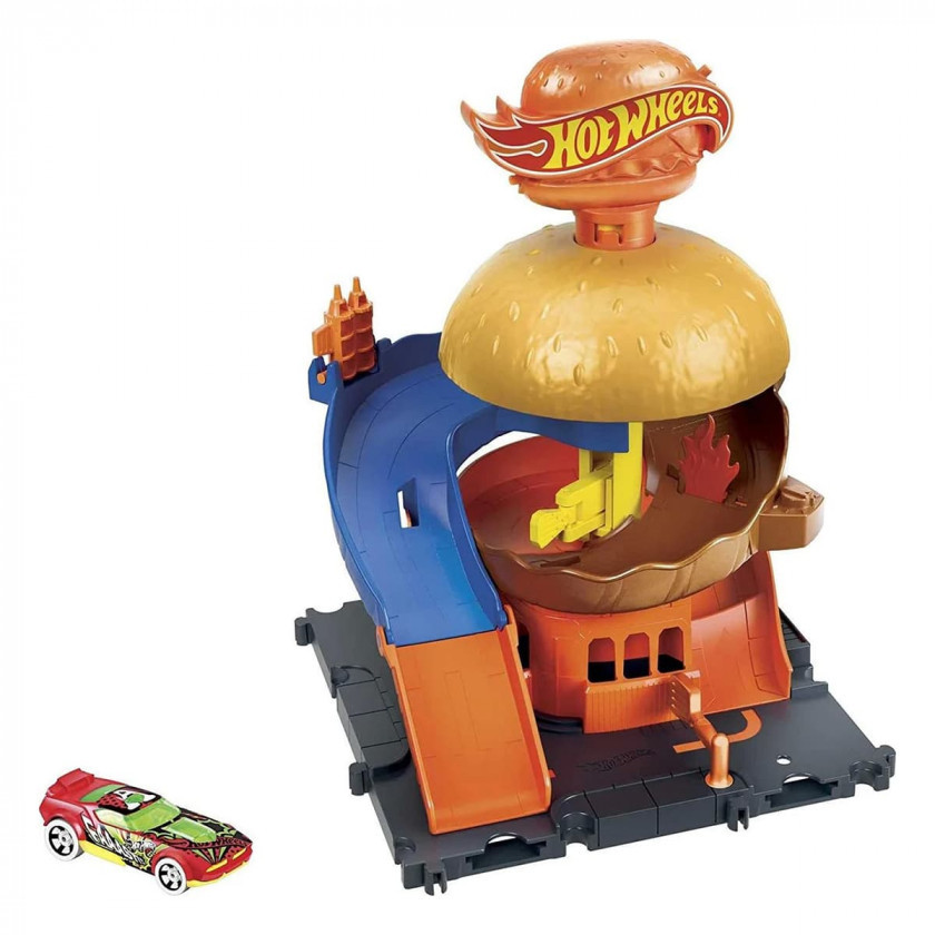 Трек Hot Wheels Бургерна в центрі міста