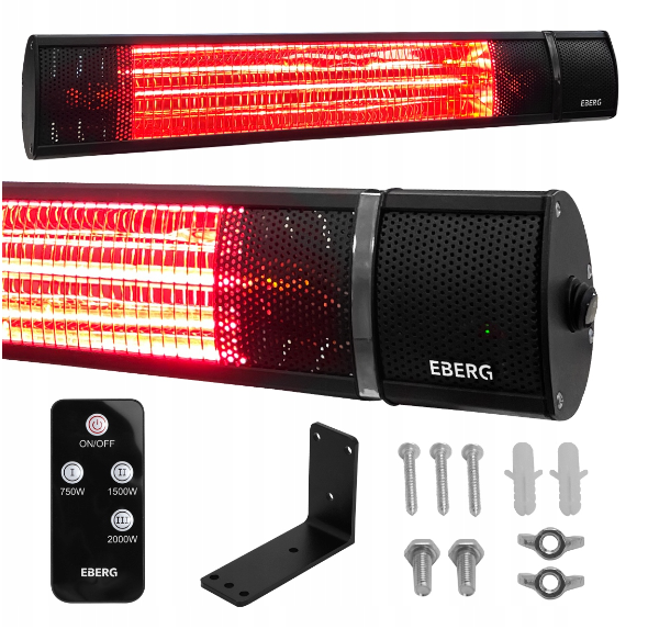 Інфрачервоний настінний нагрівач EBERG IXU 2000W