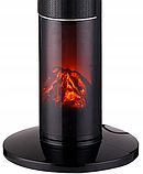 Багатофункціональний електричний тепловентилятор із функцією каміна Carruzzo DRP-2071C 2000 Вт, фото 3