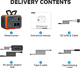 Портативний сонячний генератор PowerOak Bluetti PS6S/AC50s 500Wh solar AC/DC змінного/тривалого струму, фото 7