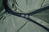 Тактичний спальний мішок Sleeping bag Moraine Olive спальник у компресійному чохлі, фото 4