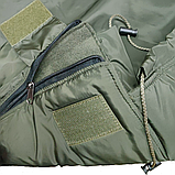 Тактичний спальний мішок Sleeping bag Moraine Olive спальник у компресійному чохлі, фото 7