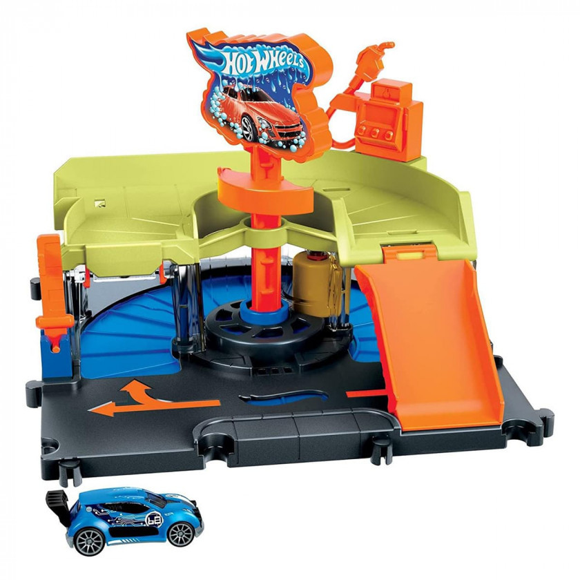 Трек Hot Wheels Швидкісна автомийка