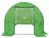 Тунель із фольги для теплиці 18 м² 600 х 300 см зелений, фото 2