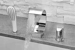 Змішувач для ванни на 3 отвори, INEA одноважільний, хром