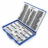 Мітчики та плашки набір з калібратором 110 одиниць, в кейсі TA4016, фото 2