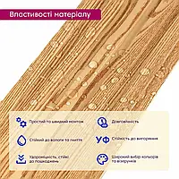 Декоративная рейка WPC стеновая сосна 3000*150*9мм