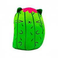 Мягкая игрушка двойная плюшевый котик-огурчик Cats Vs Pickles серии «Jumbo» Кактус размер 20 см