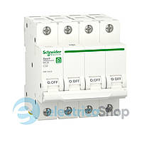 Автоматический выключатель 4P, 32 A, C, 6kA Schneider Electric , Resi9