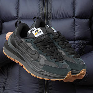 Чоловічі Кросівки Nike Sacai VaporWaffle Black Brown 40-43-45