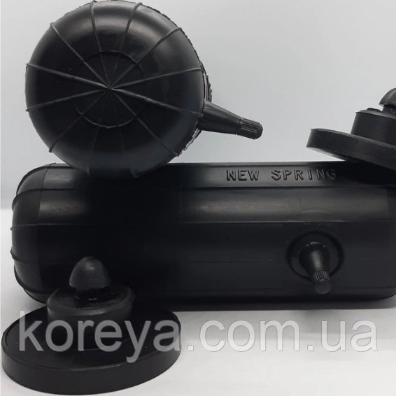 Пневмоподушки в задні пружини 95 200 бічний ніпель + 2 прошивки, фото 1