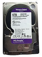 Жесткий диск HDD 6TB 5700rpm 64MB SATA III 3.5 WD Purple WD60PURZ 5ZK16