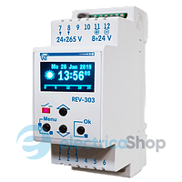 Программируемый многофункциональный таймер, суточно-недельный, РЭВ-303 Novatek